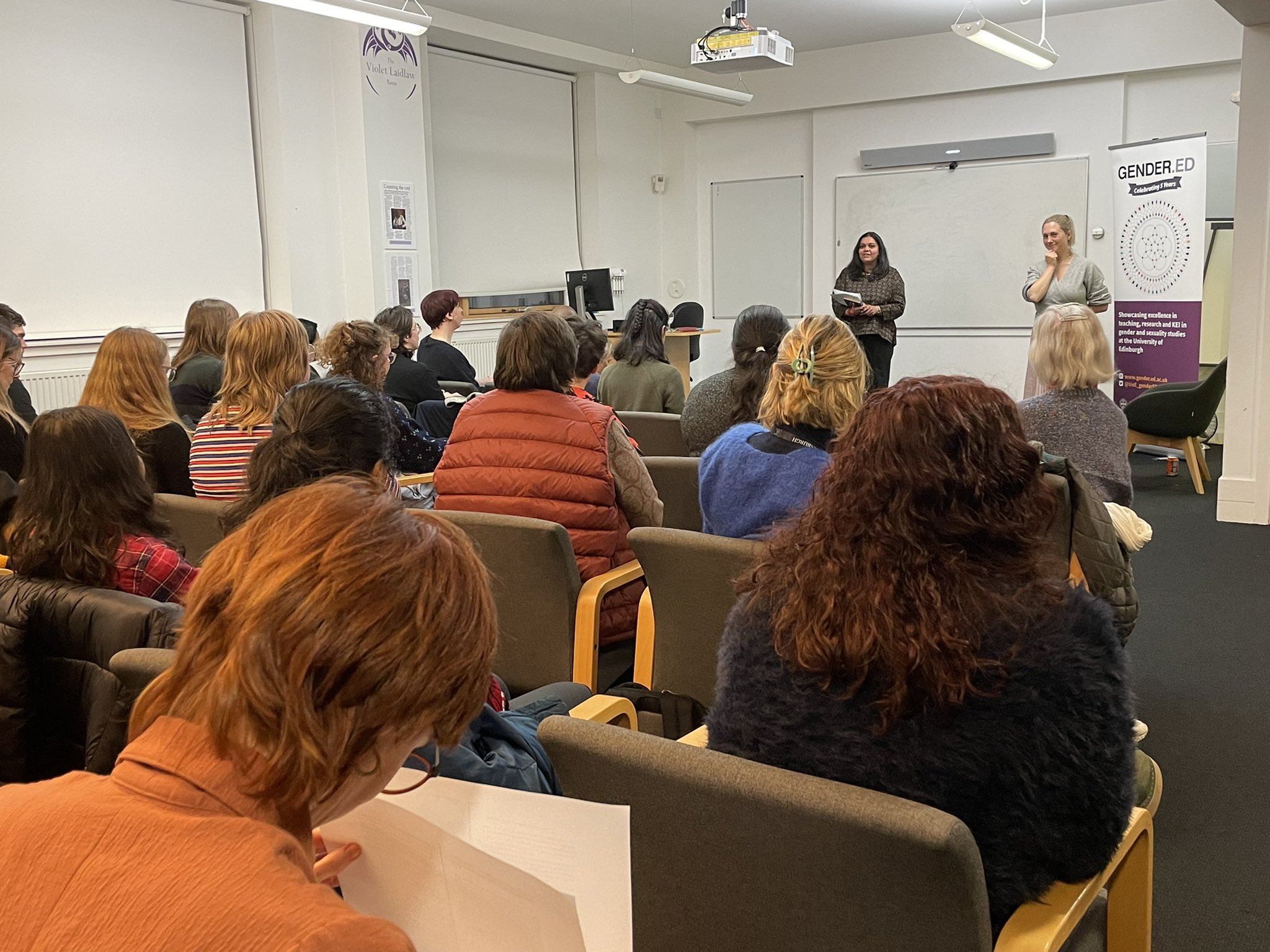 audience at a GENDER.ED event