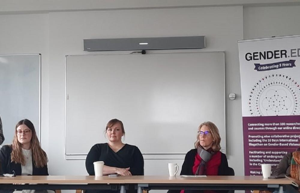 panelists at the GENDER.ED talk