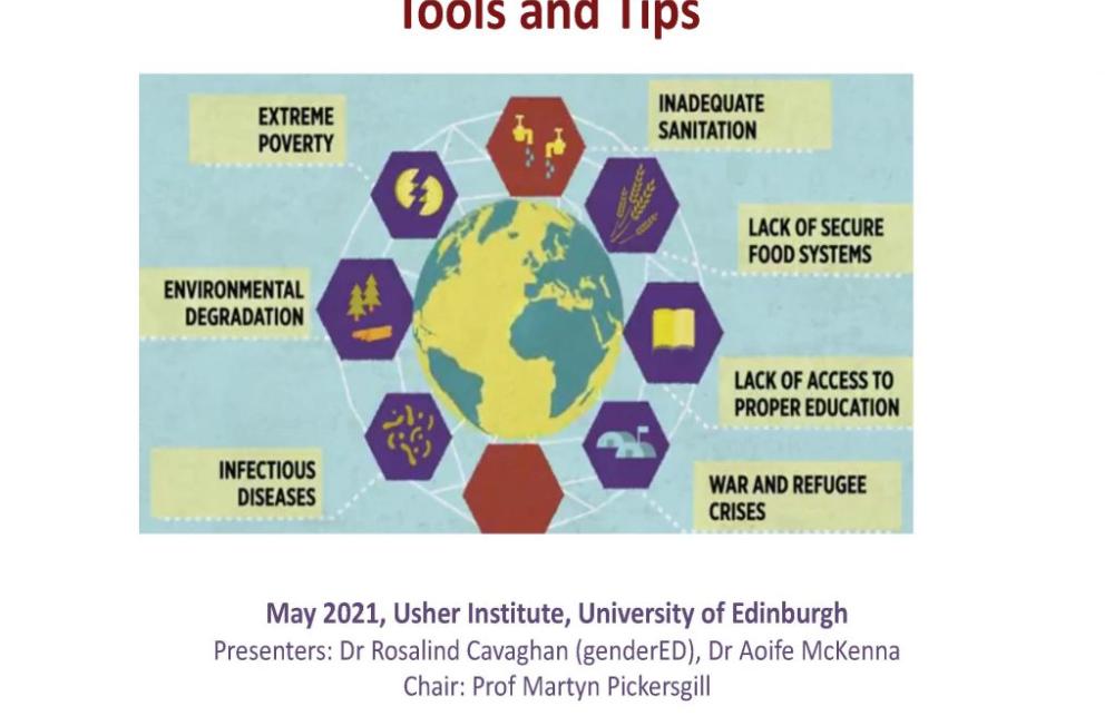 Gender Sensitive ODA Research: Tools and Tips. May 2021, Usher Institute, University of Edinburgh. Presenters: Dr Rosalind Cavaghan (genderED), Dr Aoife McKenna. Chair: Prof Martin Pickersgill