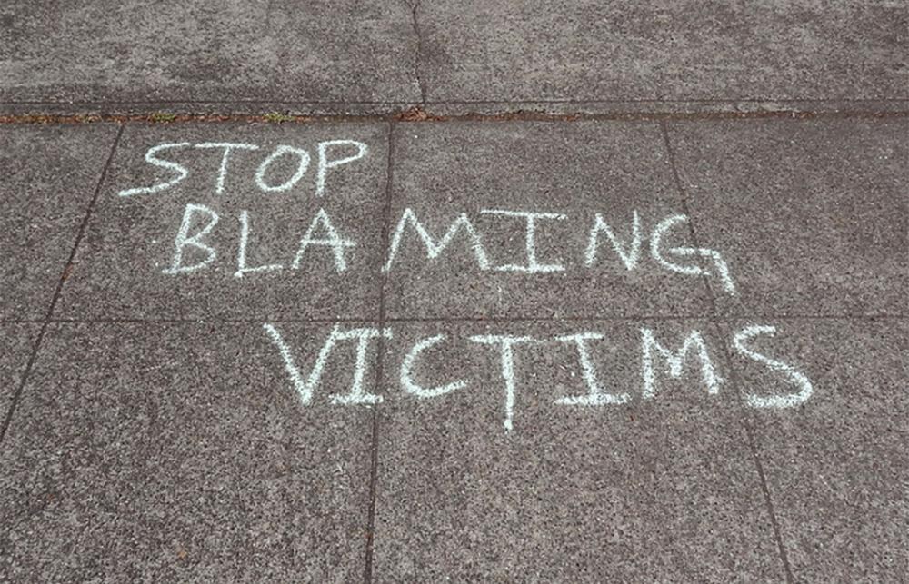 Stop blaming victims
