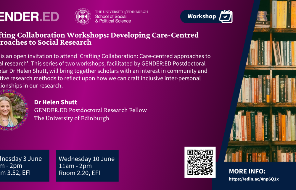 Crafting Collaboration: Care-centred approaches to social research